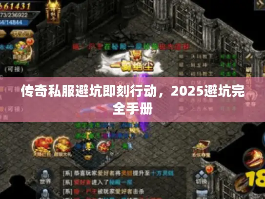 传奇私服避坑即刻行动，2025避坑完全手册