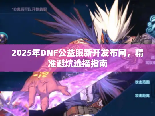 2025年DNF公益服新开发布网，精准避坑选择指南