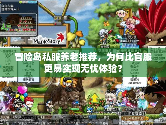 冒险岛私服养老推荐，为何比官服更易实现无忧体验？