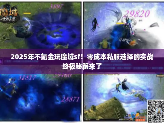 2025年不氪金玩魔域sf！零成本私服选择的实战终极秘籍来了
