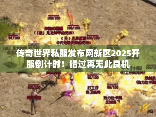 传奇世界私服发布网新区2025开服倒计时！错过再无此良机
