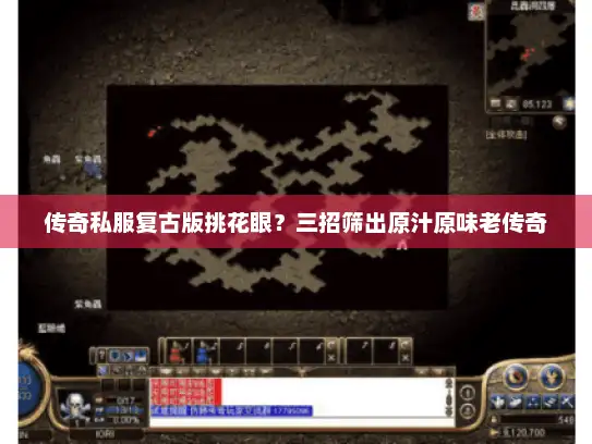 传奇私服复古版挑花眼？三招筛出原汁原味老传奇