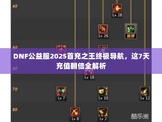 DNF公益服2025首充之王终极导航，这7天充值翻倍全解析