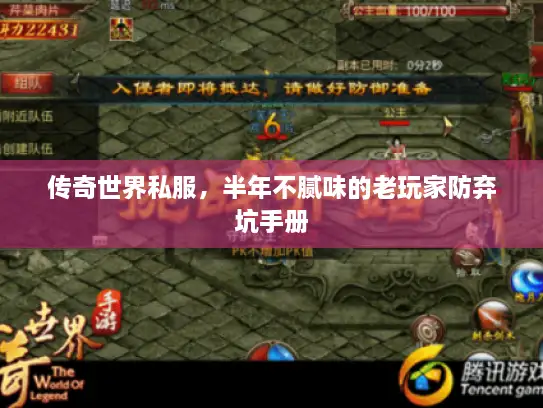传奇世界私服，半年不腻味的老玩家防弃坑手册