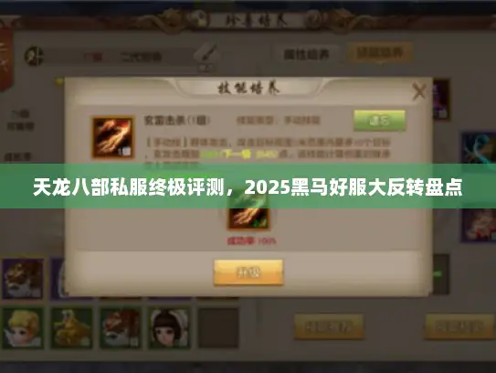 天龙八部私服终极评测，2025黑马好服大反转盘点