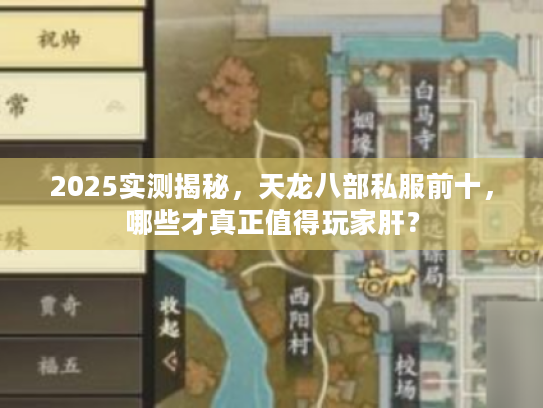 2025实测揭秘，天龙八部私服前十，哪些才真正值得玩家肝？