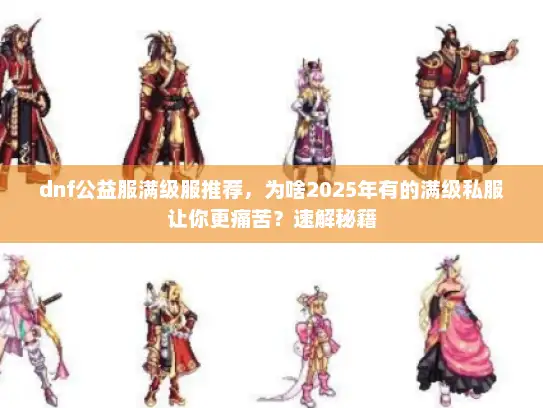 dnf公益服满级服推荐，为啥2025年有的满级私服让你更痛苦？速解秘籍