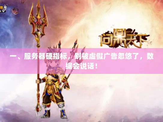 一、服务器硬指标，别被虚假广告忽悠了，数据会说话！