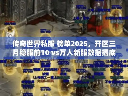 传奇世界私服 榜单2025，开区三月稳服前10 vs万人新服数据揭底