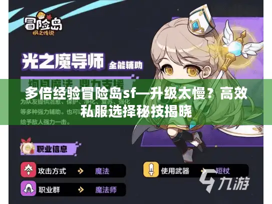 多倍经验冒险岛sf—升级太慢？高效私服选择秘技揭晓