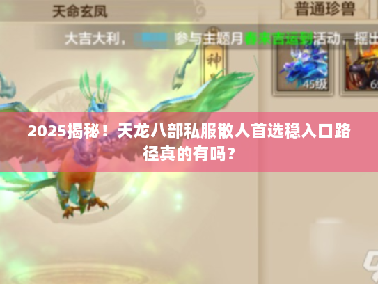 2025揭秘！天龙八部私服散人首选稳入口路径真的有吗？