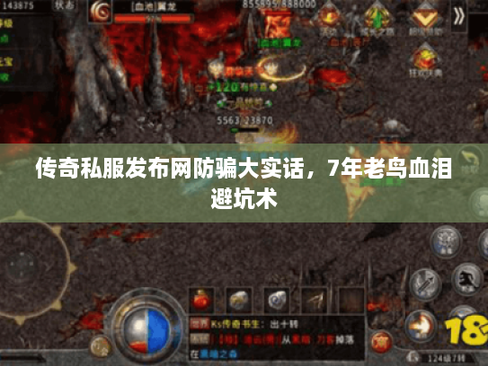 传奇私服发布网防骗大实话，7年老鸟血泪避坑术