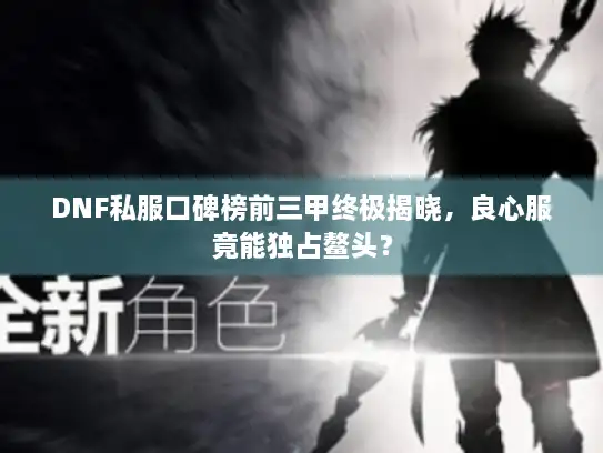 DNF私服口碑榜前三甲终极揭晓,良心服竟能独占鳌头? DNF私服口碑榜前三甲终极揭晓,良心服竟能独占鳌头?