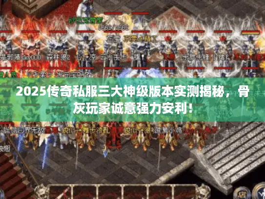 2025传奇私服三大神级版本实测揭秘，骨灰玩家诚意强力安利！