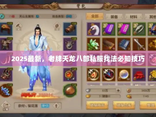 2025最新，老牌天龙八部私服找法必知技巧