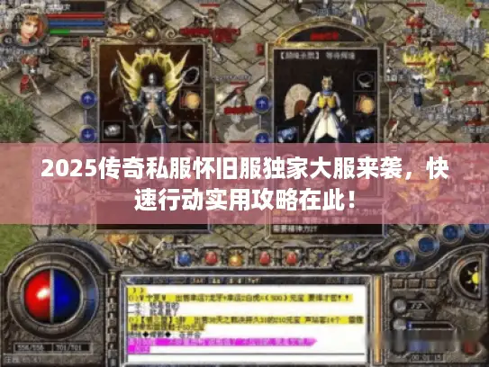2025传奇私服怀旧服独家大服来袭，快速行动实用攻略在此！