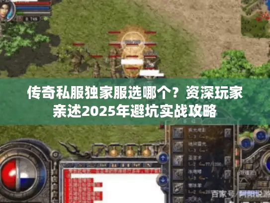 传奇私服独家服选哪个？资深玩家亲述2025年避坑实战攻略