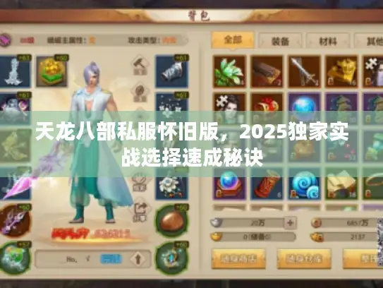 天龙八部私服怀旧版，2025独家实战选择速成秘诀