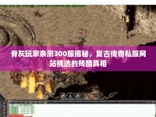 骨灰玩家亲测300服揭秘，复古传奇私服网站挑选的残酷真相