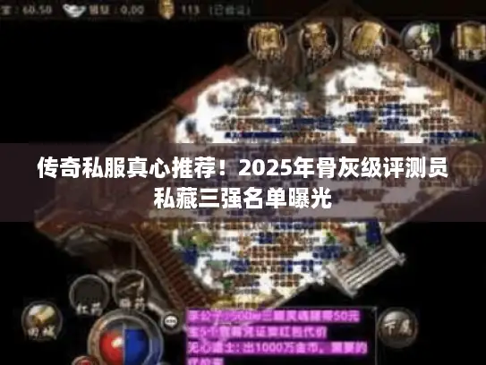 传奇私服真心推荐！2025年骨灰级评测员私藏三强名单曝光