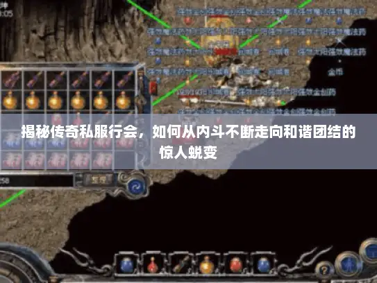 揭秘传奇私服行会，如何从内斗不断走向和谐团结的惊人蜕变