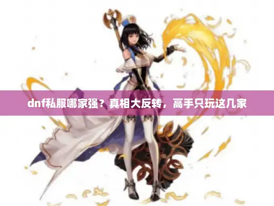 dnf私服哪家强？真相大反转，高手只玩这几家