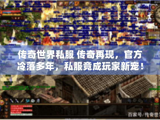 传奇世界私服 传奇再现，官方冷落多年，私服竟成玩家新宠！