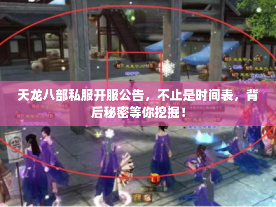 天龙八部私服开服公告，不止是时间表，背后秘密等你挖掘！