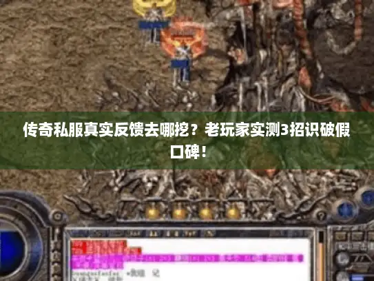 传奇私服真实反馈去哪挖？老玩家实测3招识破假口碑！