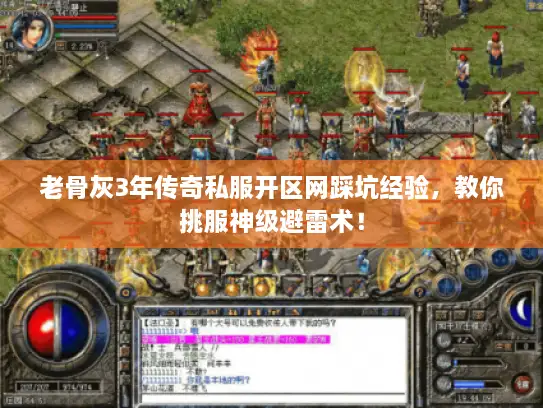 老骨灰3年传奇私服开区网踩坑经验，教你挑服神级避雷术！