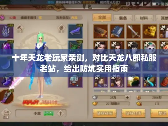 十年天龙老玩家亲测，对比天龙八部私服老站，给出防坑实用指南
