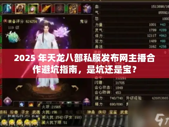 2025 年天龙八部私服发布网主播合作避坑指南，是坑还是宝？