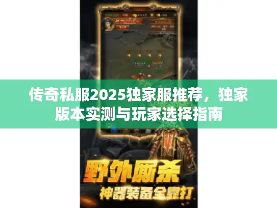 传奇私服2025独家服推荐,独家版本实测与玩家选择指南 传奇私服2025独家服推荐,独家版本实测与玩家选择指南