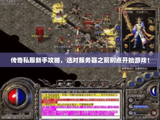 传奇私服新手攻略，选对服务器之前别点开始游戏！