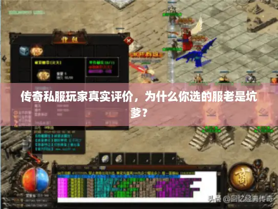 传奇私服玩家真实评价，为什么你选的服老是坑爹？