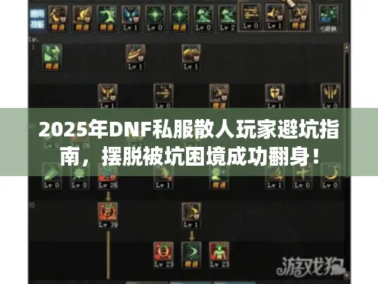 2025年DNF私服散人玩家避坑指南，摆脱被坑困境成功翻身！