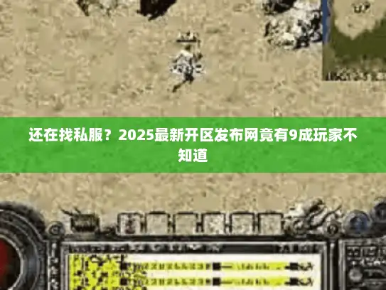 还在找私服？2025最新开区发布网竟有9成玩家不知道