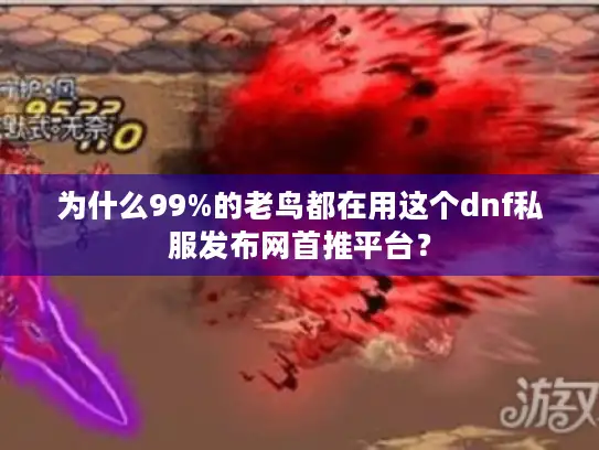 为什么99%的老鸟都在用这个dnf私服发布网首推平台？