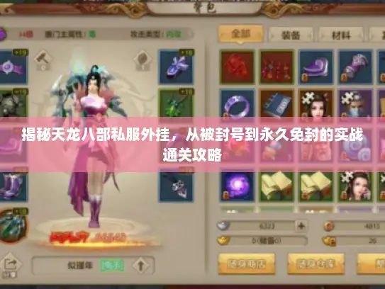 揭秘天龙八部私服外挂，从被封号到永久免封的实战通关攻略