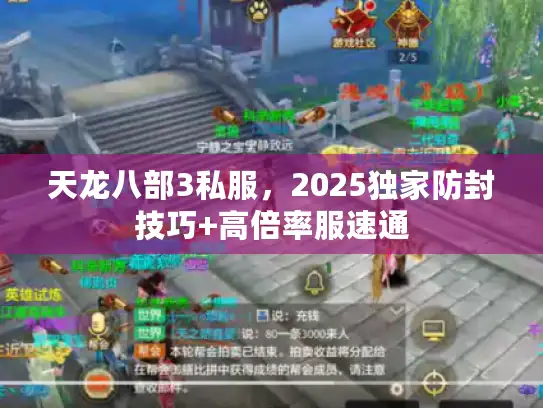 天龙八部3私服，2025独家防封技巧+高倍率服速通