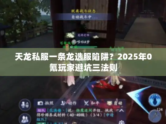 天龙私服一条龙选服陷阱？2025年0氪玩家避坑三法则