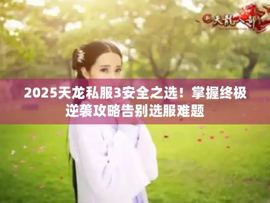 2025天龙私服3安全之选！掌握终极逆袭攻略告别选服难题