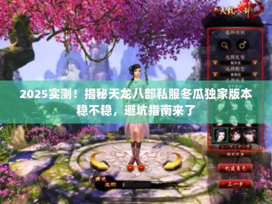 2025实测！揭秘天龙八部私服冬瓜独家版本稳不稳，避坑指南来了