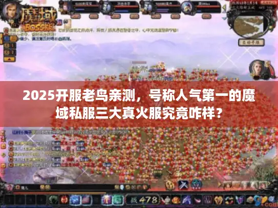 2025开服老鸟亲测，号称人气第一的魔域私服三大真火服究竟咋样？