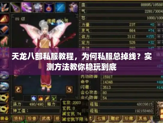 天龙八部私服教程，为何私服总掉线？实测方法教你稳玩到底