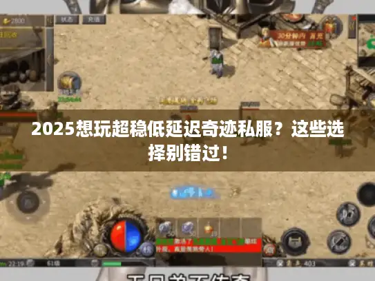 2025想玩超稳低延迟奇迹私服？这些选择别错过！