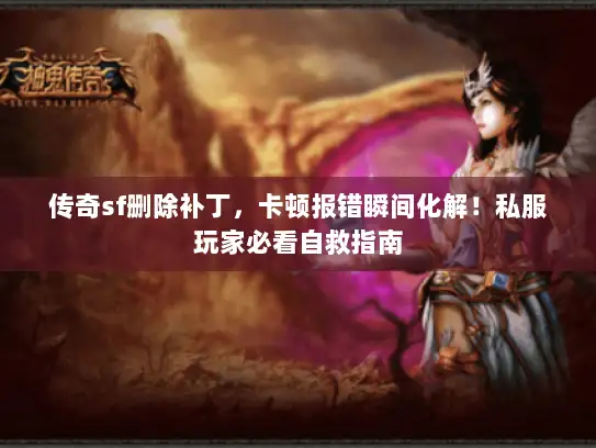 传奇sf删除补丁，卡顿报错瞬间化解！私服玩家必看自救指南