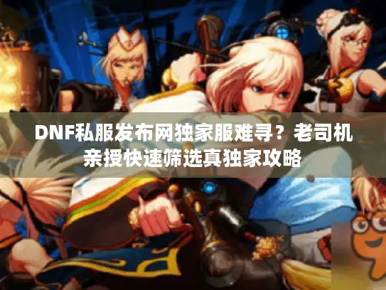 DNF私服发布网独家服难寻？老司机亲授快速筛选真独家攻略