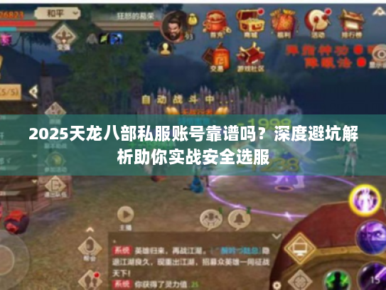 2025天龙八部私服账号靠谱吗？深度避坑解析助你实战安全选服