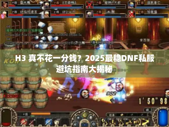 H3 真不花一分钱？2025最稳DNF私服避坑指南大揭秘
